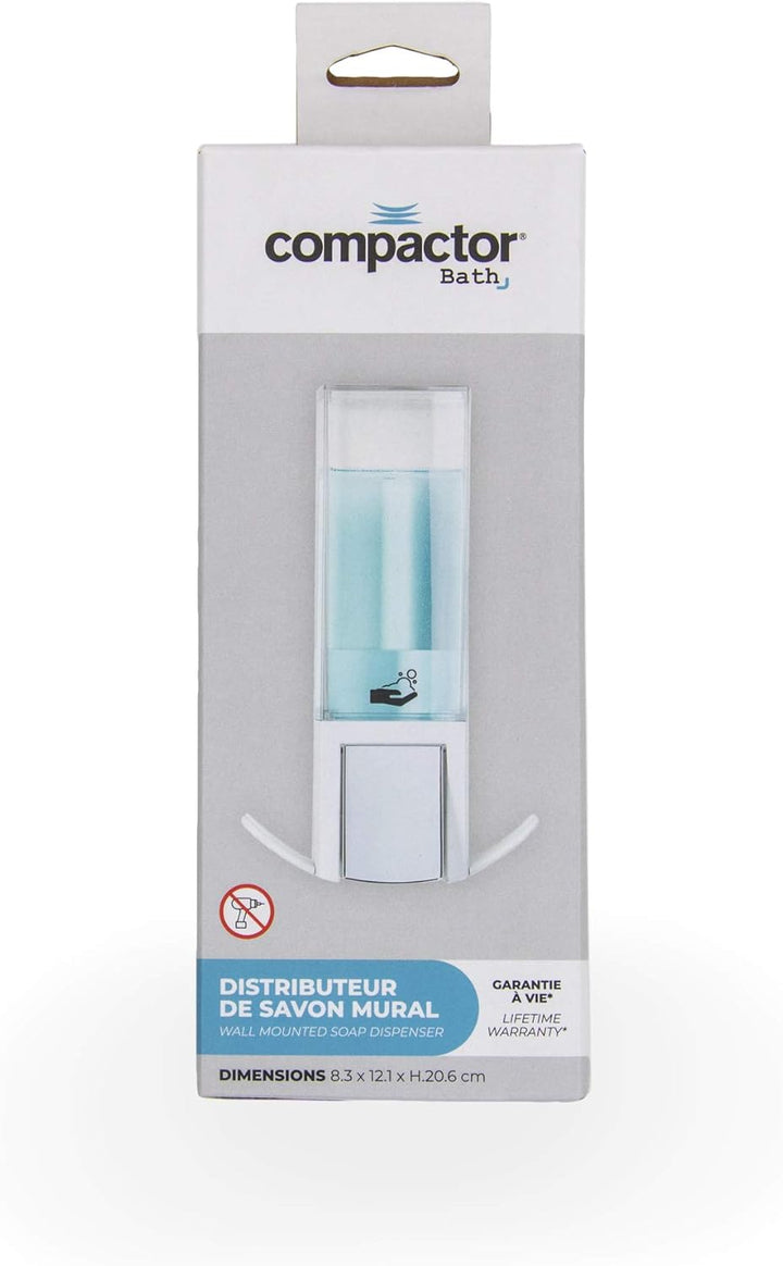 Compactor RAN9653 manueller Flüssigkeiten-/Gelseifenspender, Montage ohne Bohren, 500 ml Fassungsver