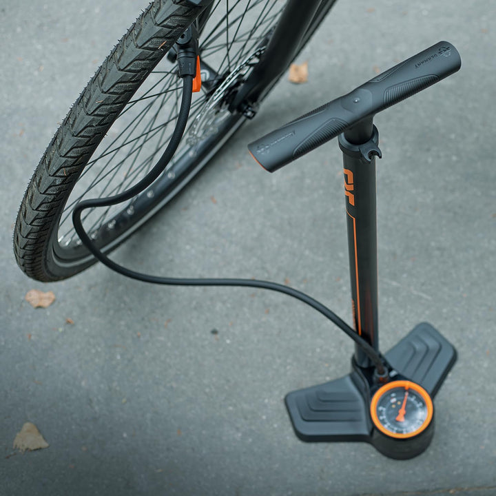 SKS GERMANY AIRKOMPRESSOR 10.0 Standpumpe (Luftpumpe für alle Ventilarten, stabiles Stahlrohr, gross