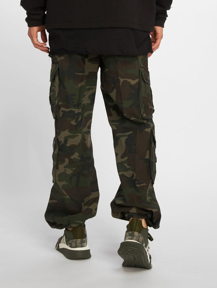 Brandit Herren Pure Vintage Pants Hose, S Mehrfarbig (Woodland 10)