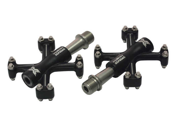 Xpedo Traverse 5 // Plattform-Pedal Schwarz, Schwarz
