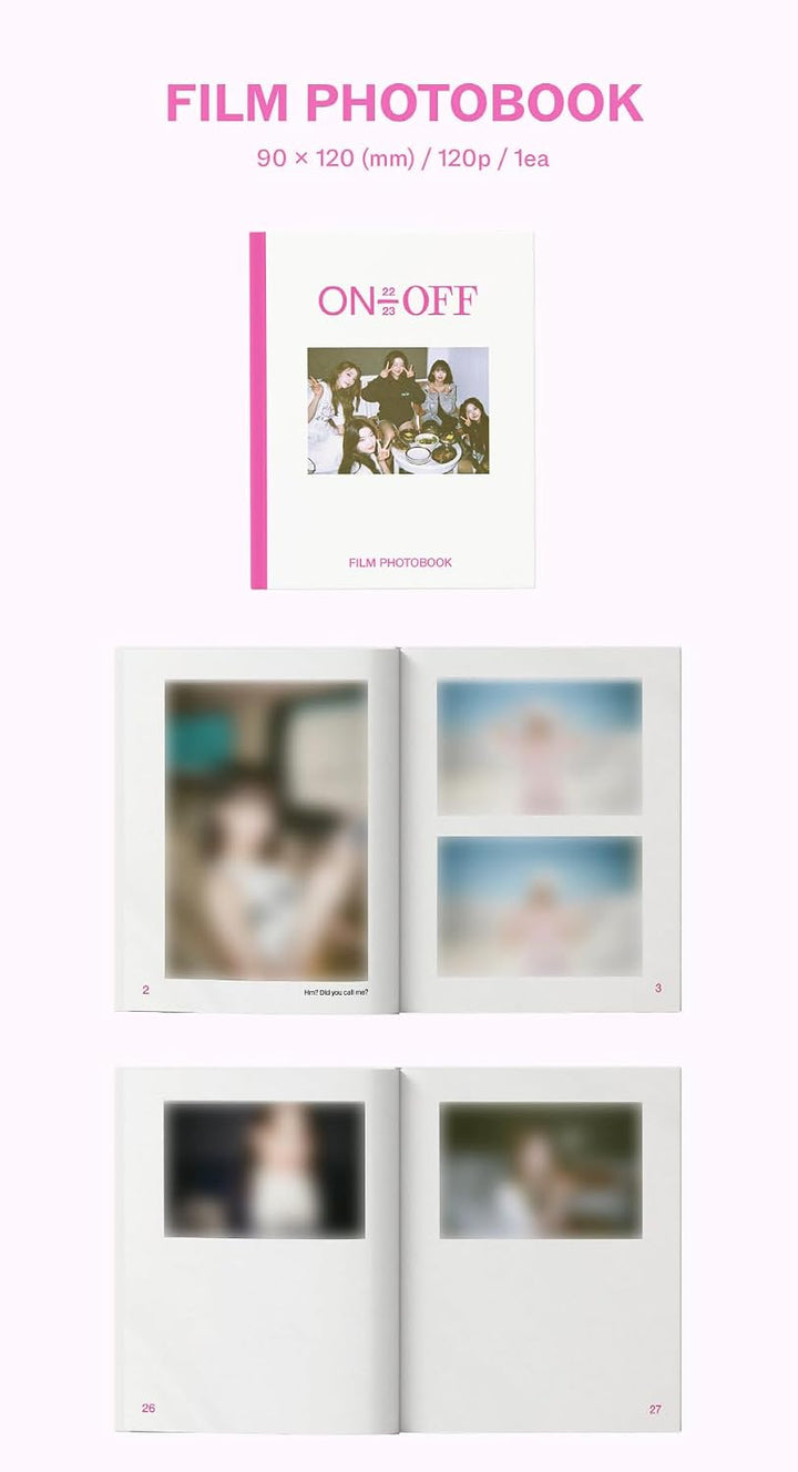 LE SSERAFIM ON-OFF 22-23 FILM PHOTOBOOK