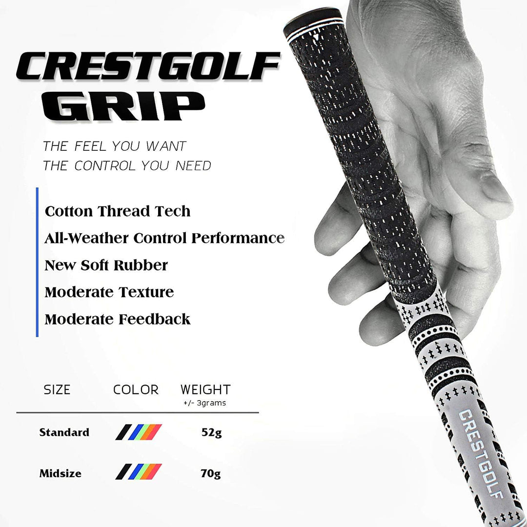 KOFULL Golfgriffe Golf Griffe Set Golf Club Griffe Golfschlägergriffe Golfschläger Golf Griff Midsiz