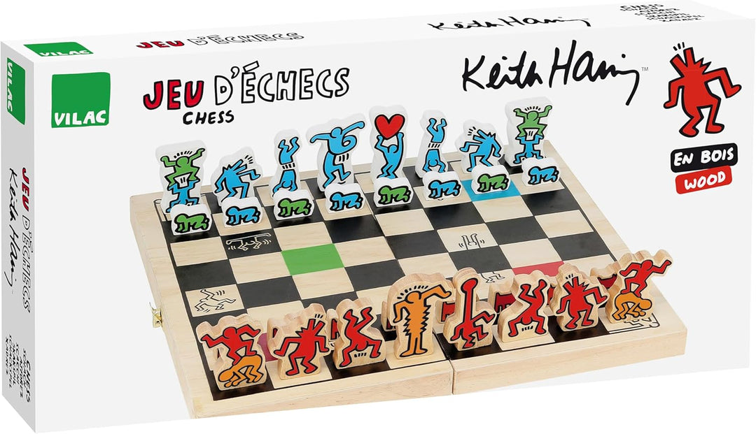 Jeu d'échecs GM en coffret - Keith Haring