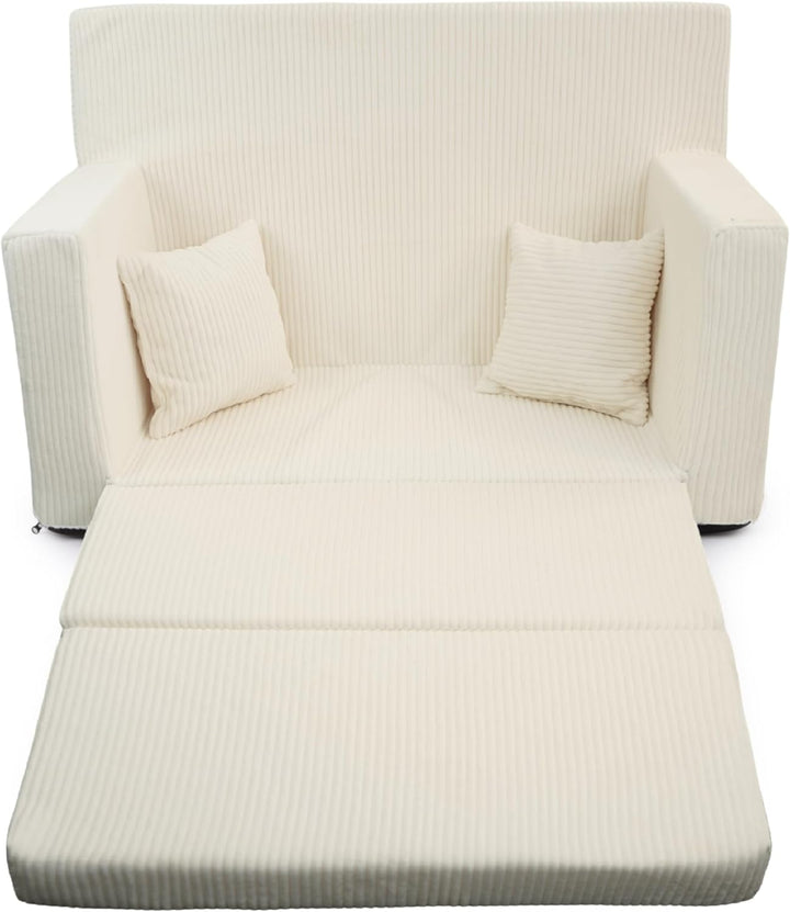 Flumi Personalisierte Kindercouch Kinder Sessel Sofa Schlafsofa jugendzimmer mit Gravur KINDERNAME S
