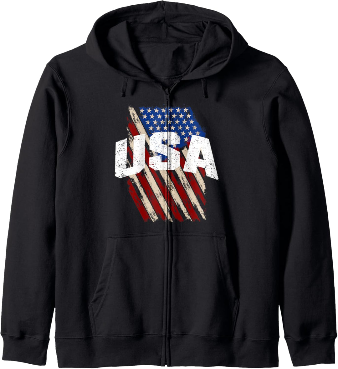 I Love USA, Cool United States Of America Flag T Shirt, USA Kapuzenjacke