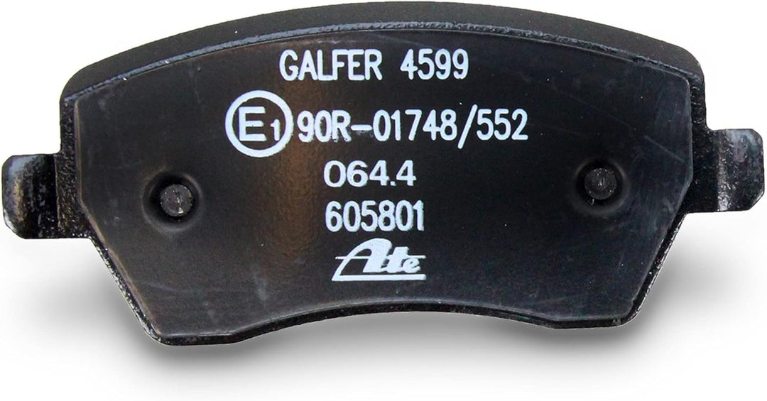 ATE Bremsenset Vorderachse inkl. Bremsscheiben vorne Ø 260 mm belüftet und Bremsbeläge vorne Kompati