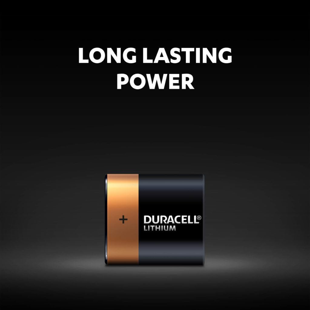 4 x Duracell 223 Lithium-Batterien (4 Blister à 1 Batterie), 4 Batterien (CR-P2)