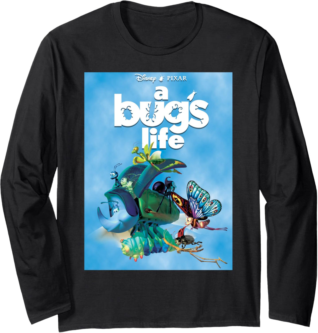 Disney Pixar A Bug's Life In The Clouds Poster Langarmshirt