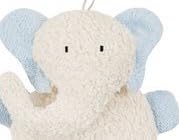 Efie Bio - Spieluhr Elefant hellblau - kontrolliert biologischer Anbau (organic) - Made in Germany -