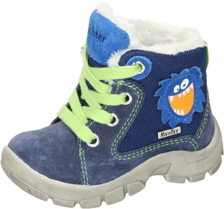 Richter Kinderschuhe Kleinkinder Lauflern Halbschuhe Lauflernschuh Blau Freizeit 21 EU Oceano Lagoon