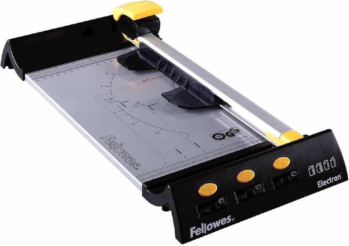 Fellowes Kleinbüro Rollenschneidemaschine Electron A4 schwarz/metallic, A4