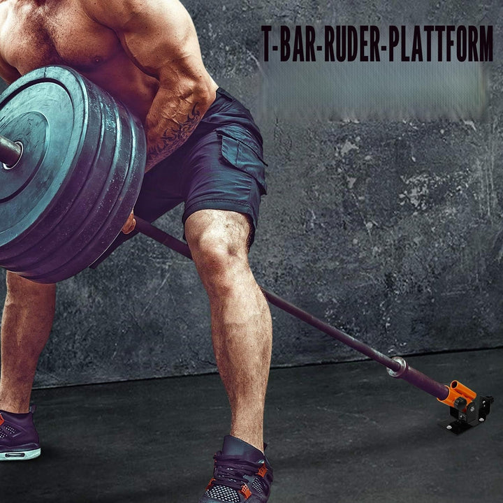 Yes4All SJXD Deluxe T-Bar Row Platform-Full 360° Swivel & Easy to Install-Fits 1" Standard and 2" Ol