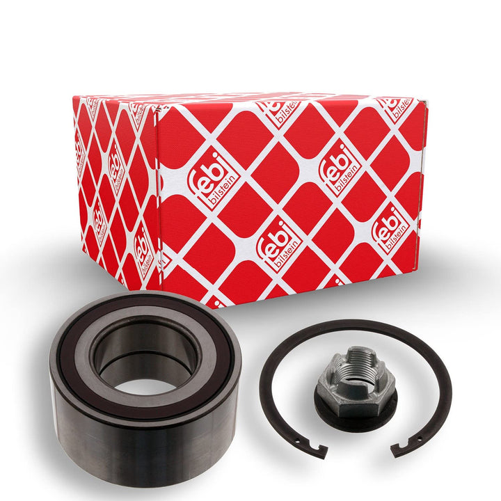 febi bilstein 33988 Radlagersatz mit Kronenmutter und Sicherungsring , 1 Stück