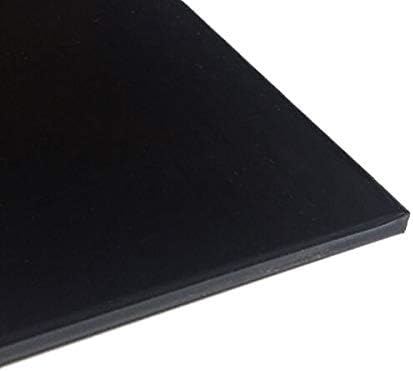Kunststoffplatte ABS 5mm Schwarz 1000x500mm (100cm x 50cm) Acrylnitril-Butadien-Styrol - Made in Ger
