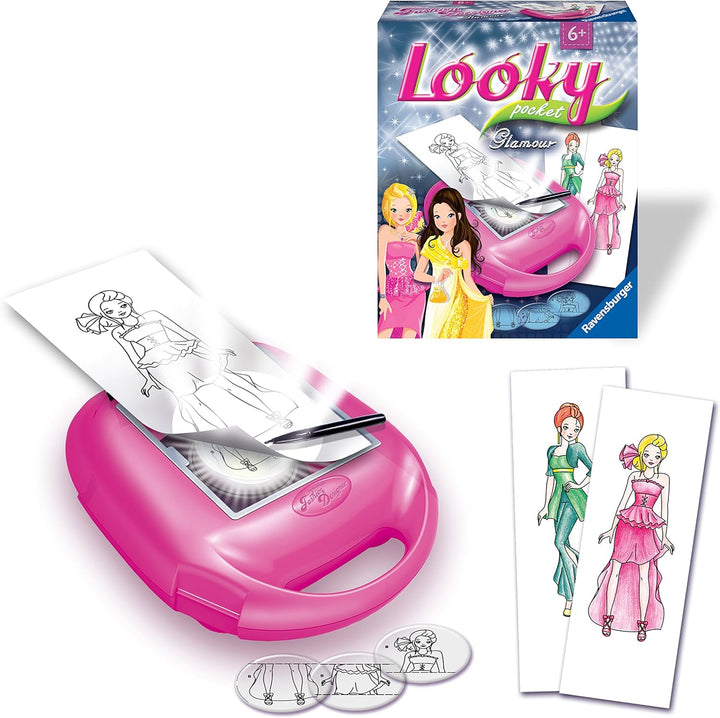 Ravensburger – 18623 – Freizeit Kreative – Looky Pocket Glamour Looky Medium Format Andere, Kreativ