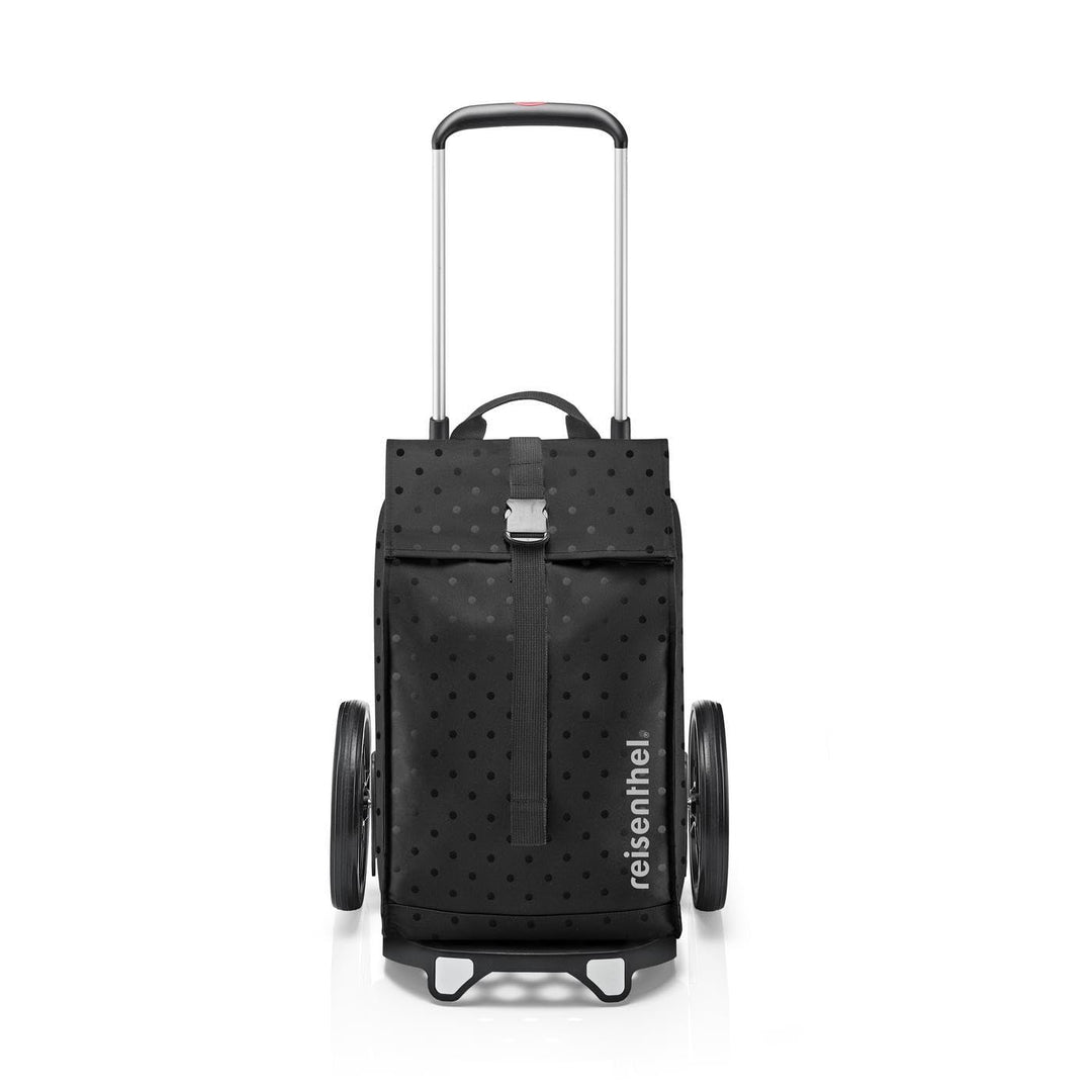 reisenthel Citycruiser glossy dots black – Praktische Einkaufstrolley mit mehreren grossen Fächern (