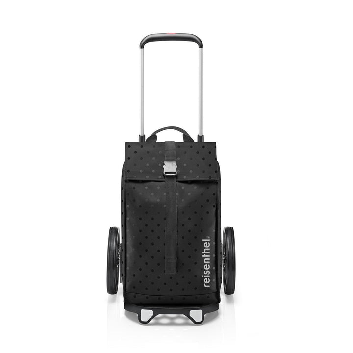 reisenthel Citycruiser glossy dots black – Praktische Einkaufstrolley mit mehreren grossen Fächern (