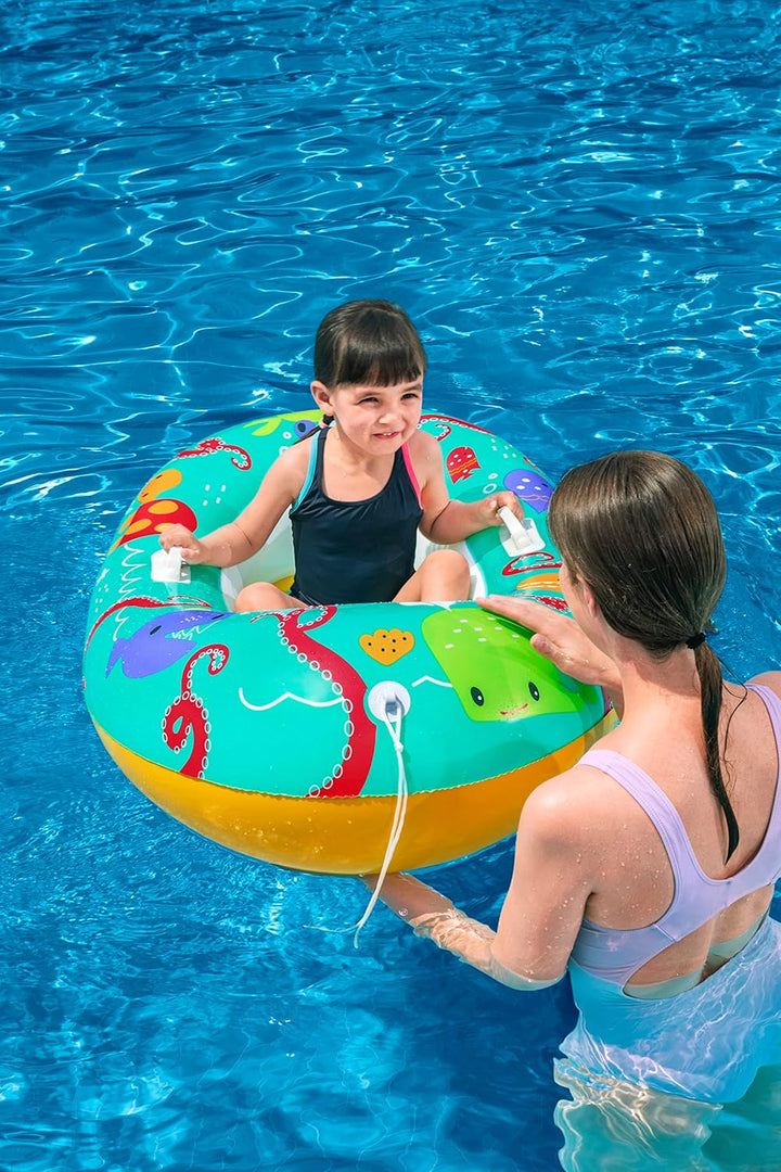Bestway Happy Crustacean Kinder-Schlauchboot Krusti 110 x 64 x 25 cm