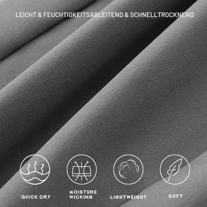 WILLIT Damen Caprihose Cargohose Jogginghose leicht Wanderhose für Workout Outdoor Schnelltrocken At