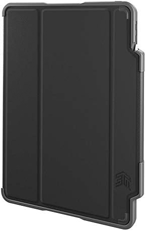 STM Bags Dux Plus Case Folio Schutzhülle für Apple iPad Air 10,9" (2022 &amp; 2020) - schwarz/transparen