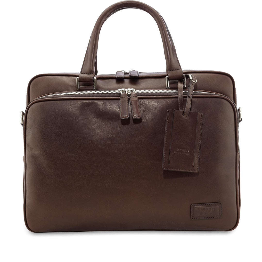 Picard Herren Laptoptasche AUTHENTIC aus Rindsleder OneSize | mit Reissverschluss | Laptoptasche | B