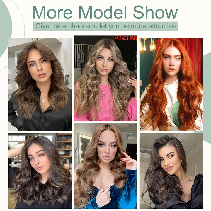 Rich Choices Extensions Echthaar Clip 8 Stück 30cm #4 Mittelbraun Haarverlängerung Echthaar Remy Sei