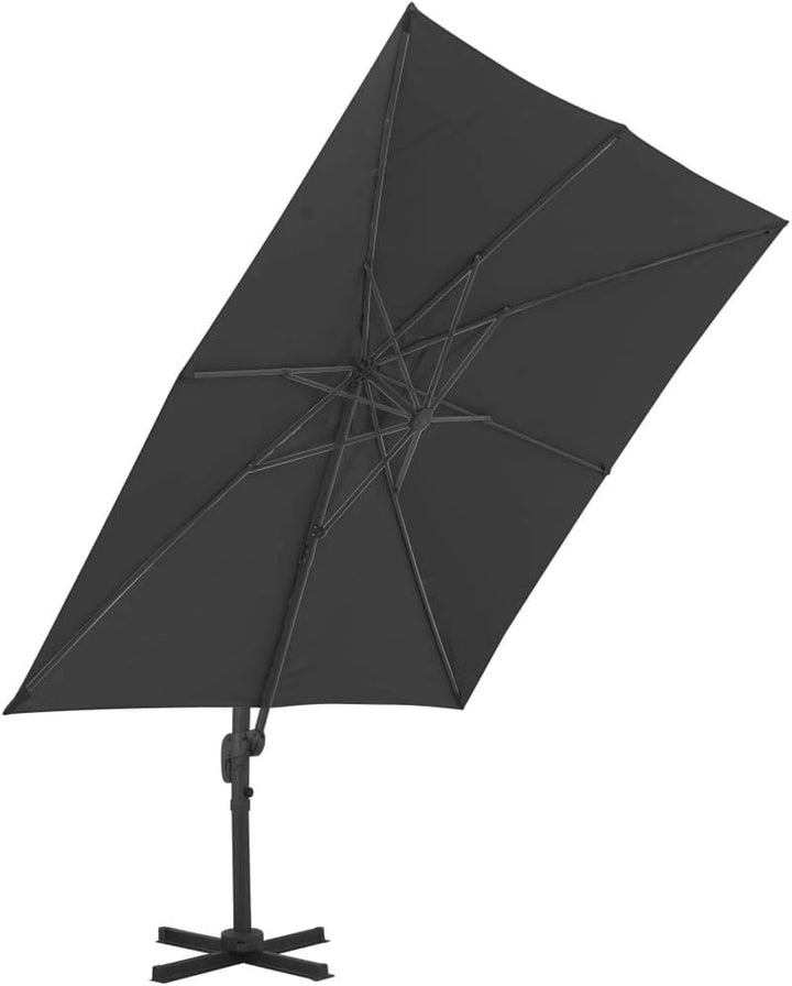 Tidyard Ampelschirm Sonnenschirm mit Aluminium-Mast Gartenschirm | Balkonschirm Terrassenschirm | So