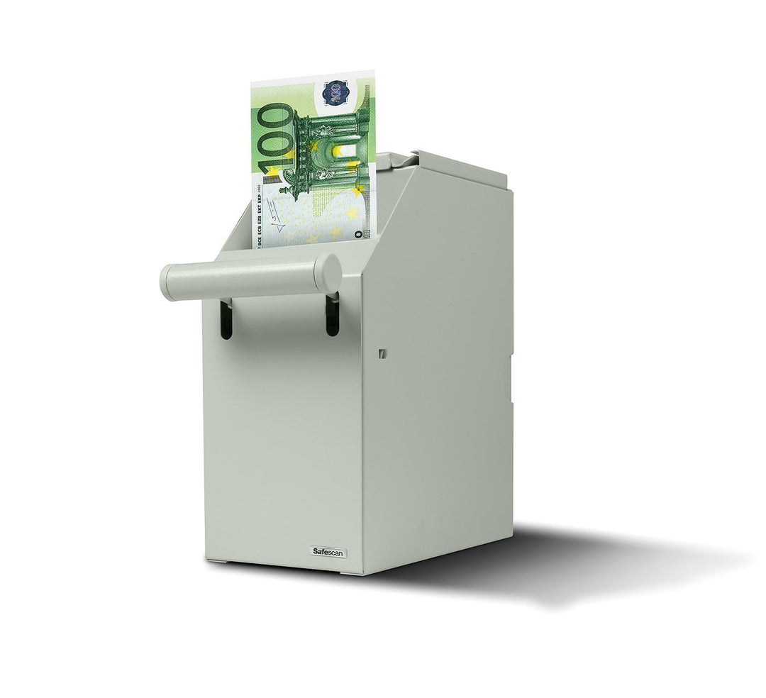 Safescan 4100 POS Safe (grau), sichere und diskrete Aufbewahrung von bis zu 300 Banknoten - perfekt
