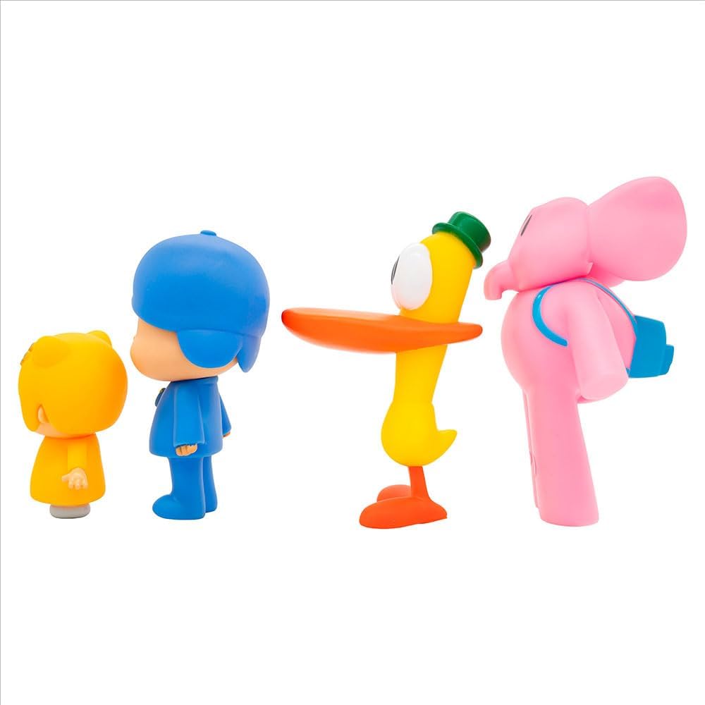 BANDAI Packung mit 4 Super Figuren Pocoyo und Seine Freunde