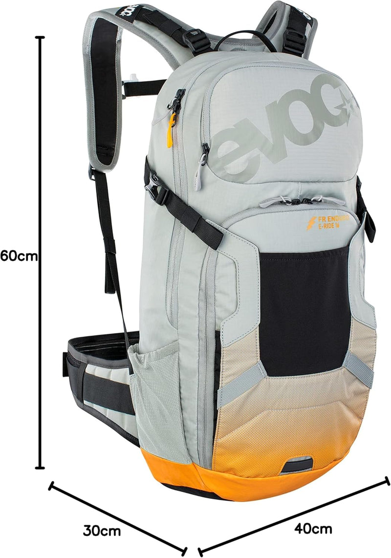 EVOC FR ENDURO E-RIDE 16 E-Bike-Rucksack, Fahrradrucksack (gepolstertes Fach für Ersatz-Akku, GURTFI