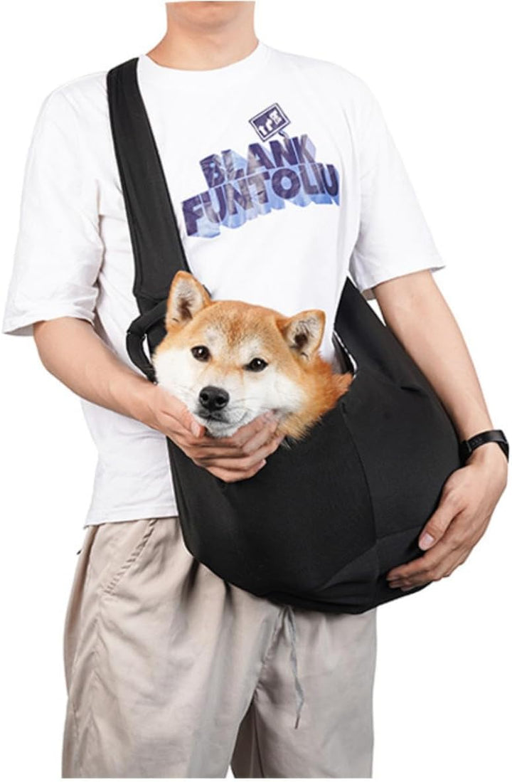 CYBERNOVA Hundetrage für kleine Hunde und Katzen, für 1-7,5 kg, mit Tasche, Freihandtasche für Hunde