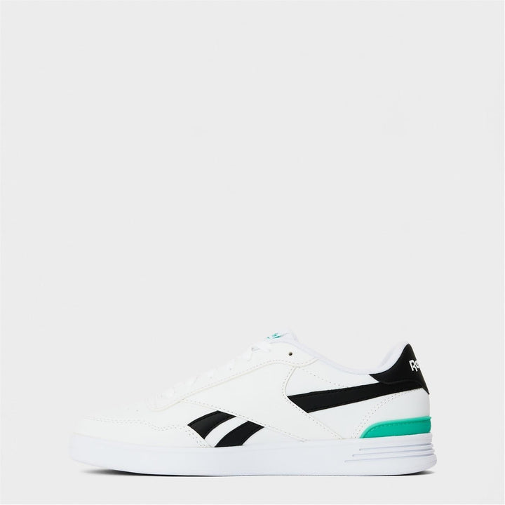 Reebok Unisex Court Advance ClipSneaker 35 EU White Black Teamteal, 35 EU White Black Teamteal