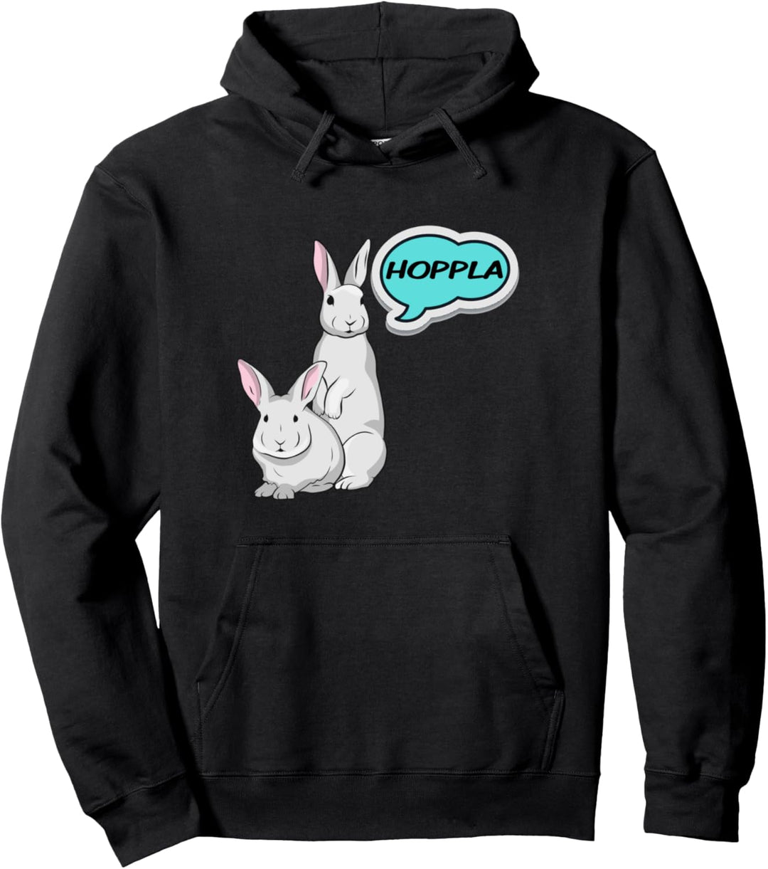 Hoppla Funny Zweideutiges Versautes Hasen Kaninchen Meme Pullover Hoodie