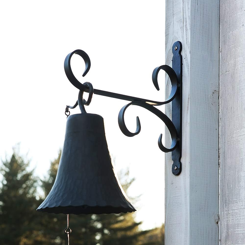 Achla Designs B-27 Allzweck-Wandhaken, Schmiedeeisen, Schwarz Small, Small
