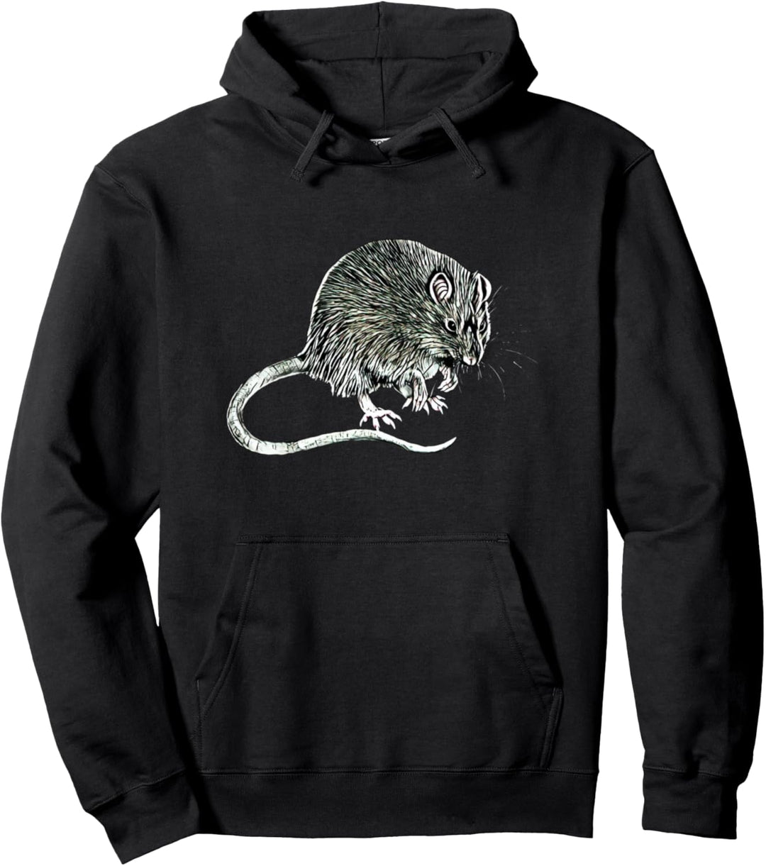 Ratten Motiv süsse Ratte bunte Nagetiere Käse Haustier Ratte Pullover Hoodie