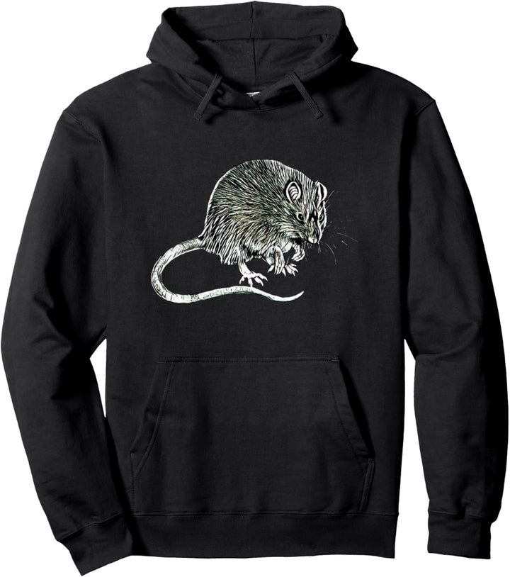 Ratten Motiv süsse Ratte bunte Nagetiere Käse Haustier Ratte Pullover Hoodie