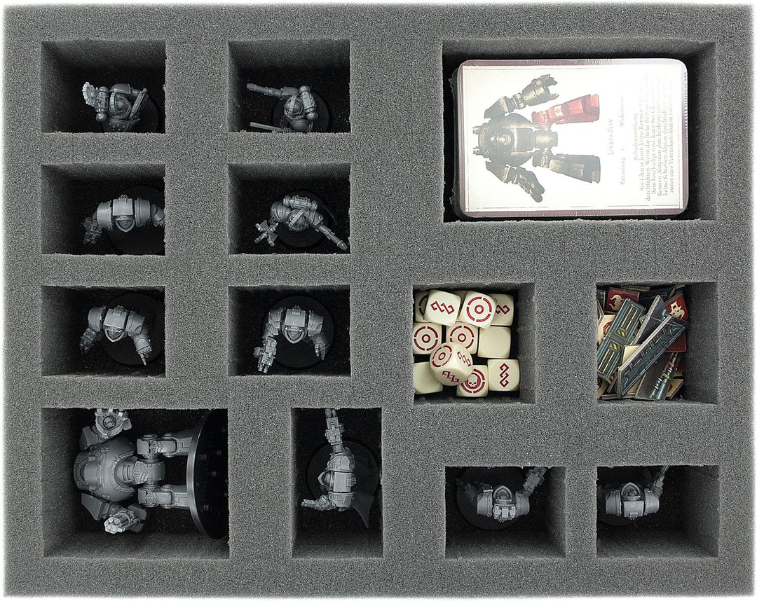 Feldherr Lagerbox FSLB150 kompatibel mit 100 Miniaturen und Panzer/Monster