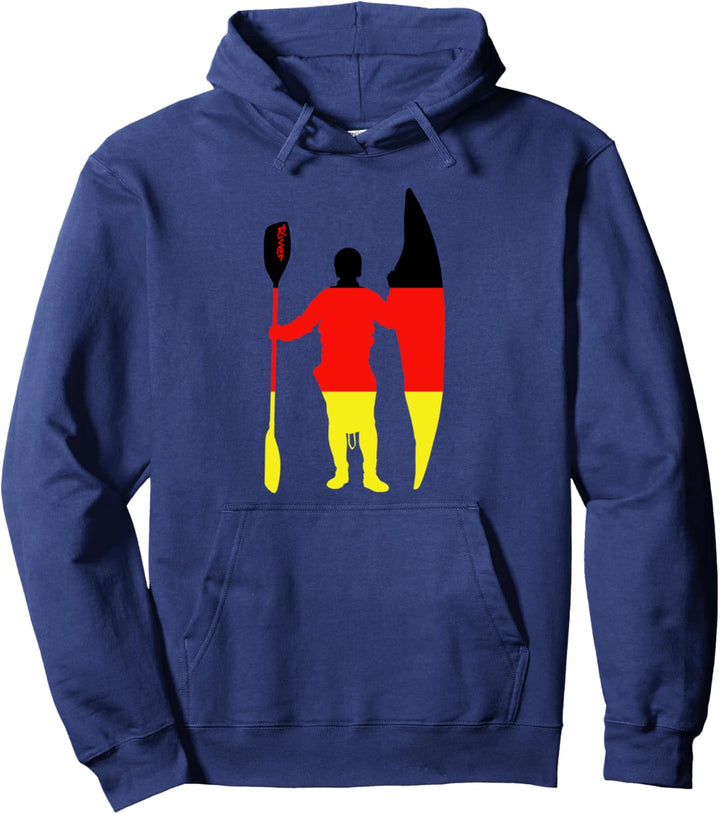 Kanu, Kajak, Kanadier und Paddeln by River Apparel Pullover Hoodie