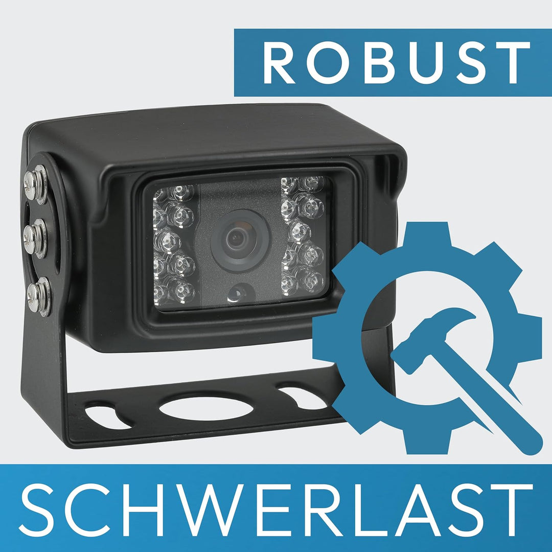 VSG24 Transit Robuste Schwerlast LKW Rückfahrkamera / einfaches Nachrüsten 12V-24V / Traktor Wohnmob