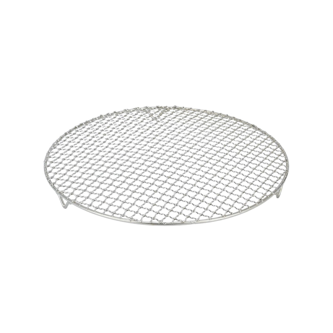 Edelstahl Grillrost Rund Mit 2cm Füssen Ø10-42.5cm - Universelles Kochgitter Für Heissluftfritteusen
