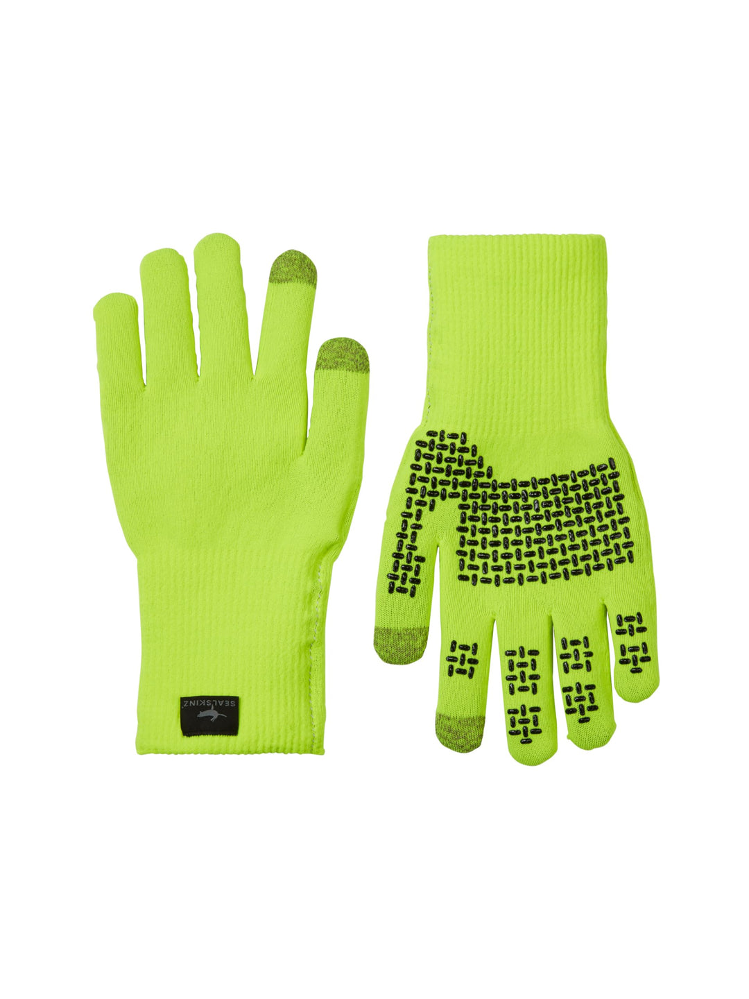 SEALSKINZ Unisex Allwetter Ultra Grip-Strickhandschuh M Neon Yellow, M Neon Yellow