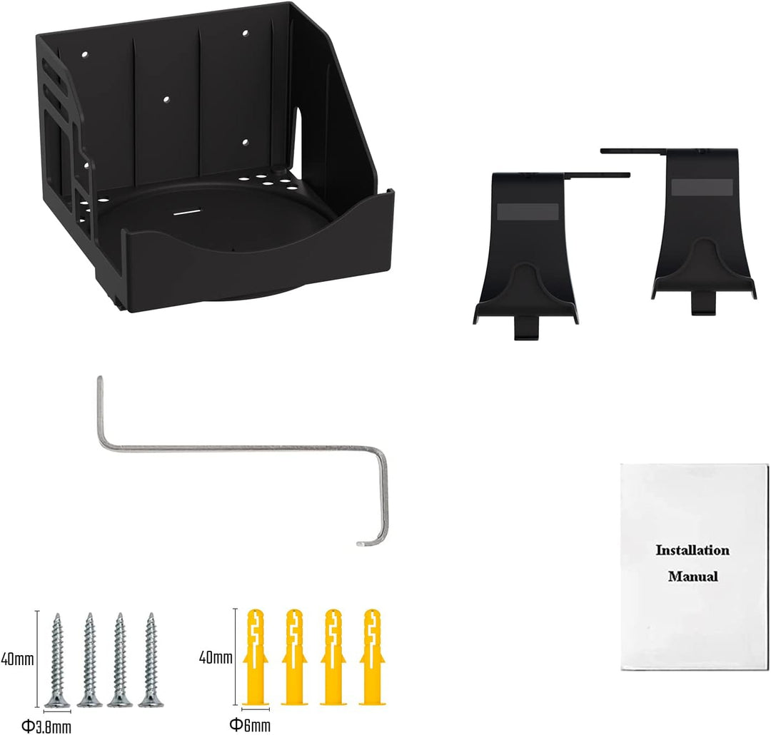 Hosanwell Xbox Series X Wandhalterungs, Halterungs Wand für Xbox Series X Konsole und Controller und