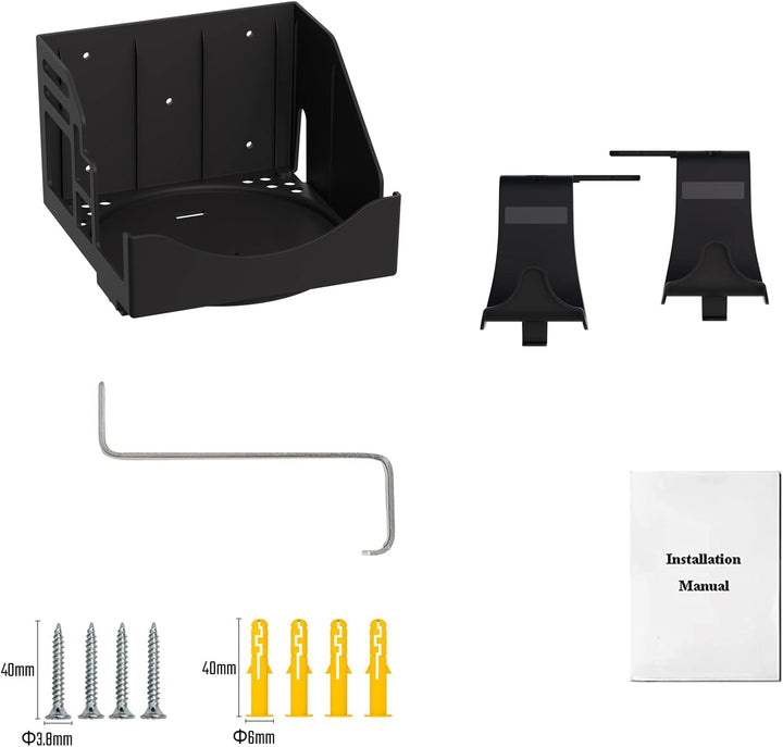 Hosanwell Xbox Series X Wandhalterungs, Halterungs Wand für Xbox Series X Konsole und Controller und