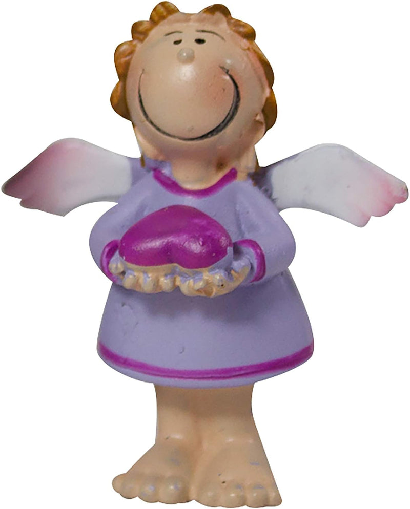 Annastore 24 x Schutzengel in Kleiner Tüte aus Papier - Engel Gastgeschenk Glücksbringer Figur Gesch