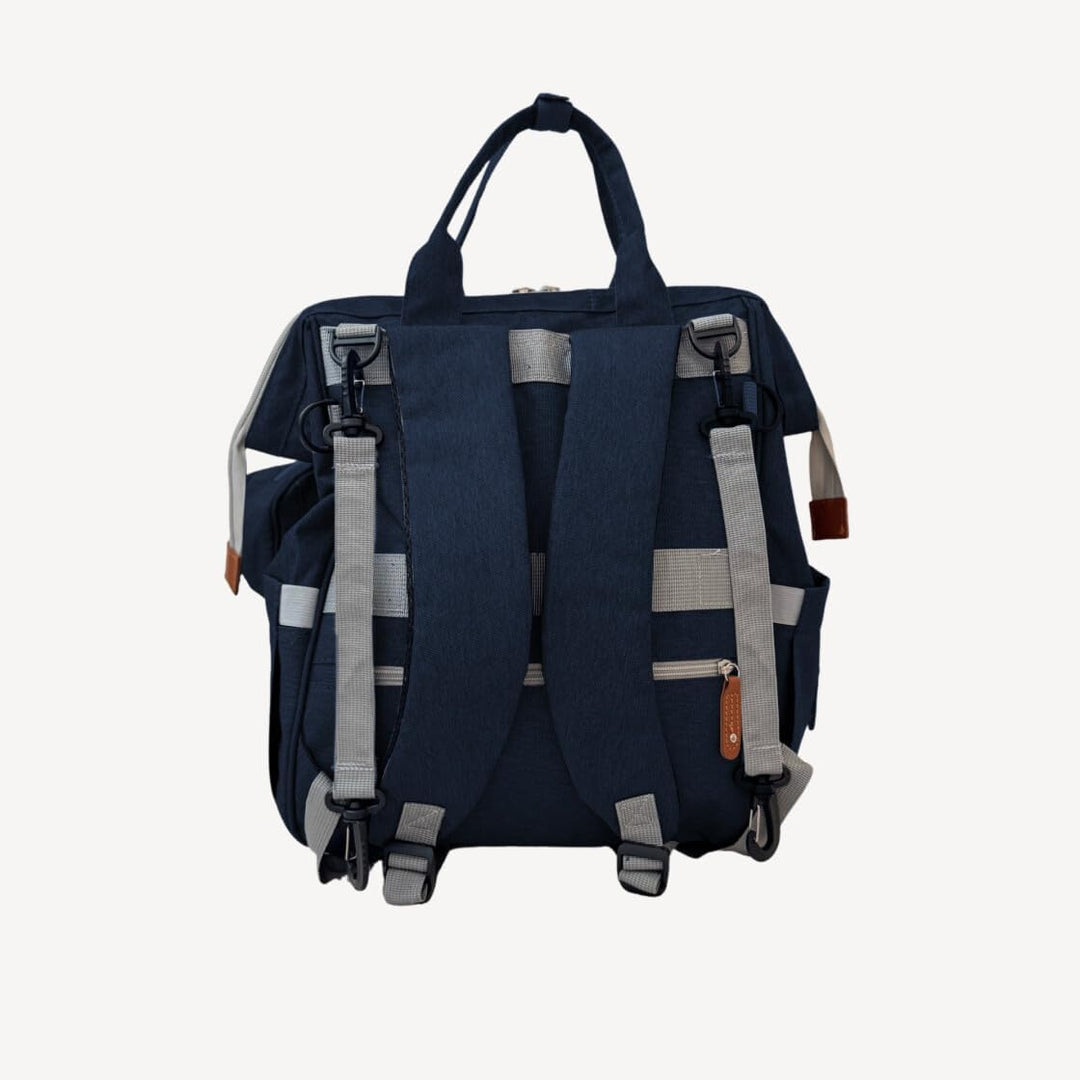 Wickelrucksack inkl. Wickeltunterlage, Wickeltasche gross viel Stauraum, Baby Rucksack für unterwegs