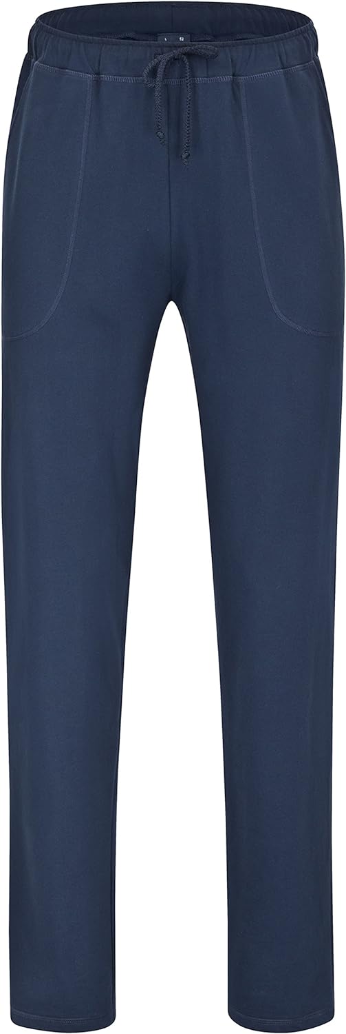 Herren Pyjamahose lang Blau 54