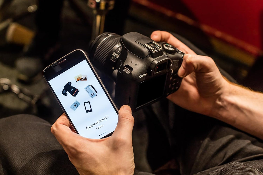Canon EOS 2000D + EF-S 18-55mm III Objektiv - Einfach zu bedienende DSLR-Kamera mit vielseitigem Obj