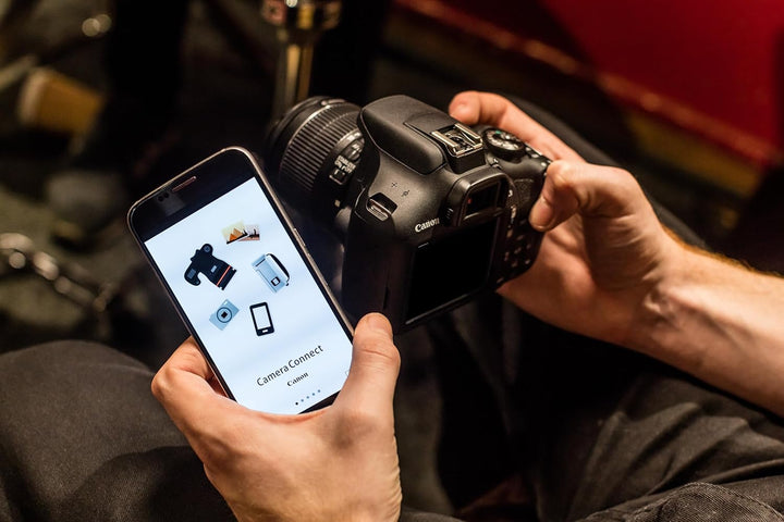 Canon EOS 2000D + EF-S 18-55mm III Objektiv - Einfach zu bedienende DSLR-Kamera mit vielseitigem Obj