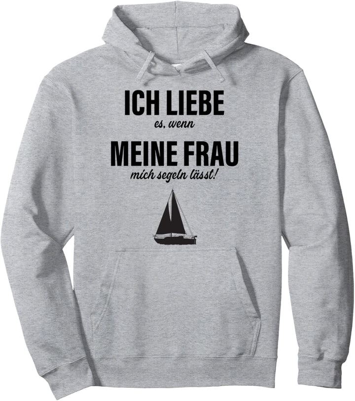 Segeln Geschenk Grafik Segler Geschenkidee Segelmboot Kapitä Pullover Hoodie