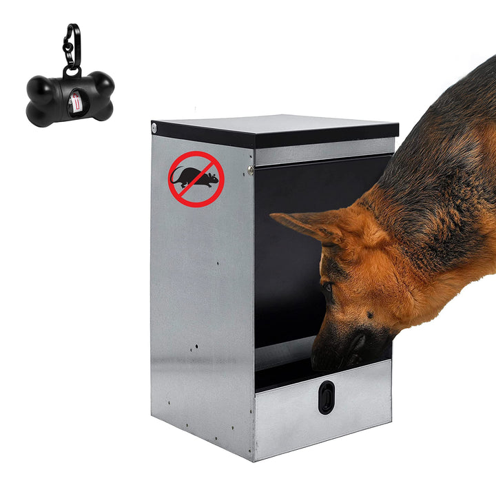Selbstbedienungstrichter für Hunde - Fassungsvermögen 40 kg - Anti-Maus-Selbstbedienungstrichter - D